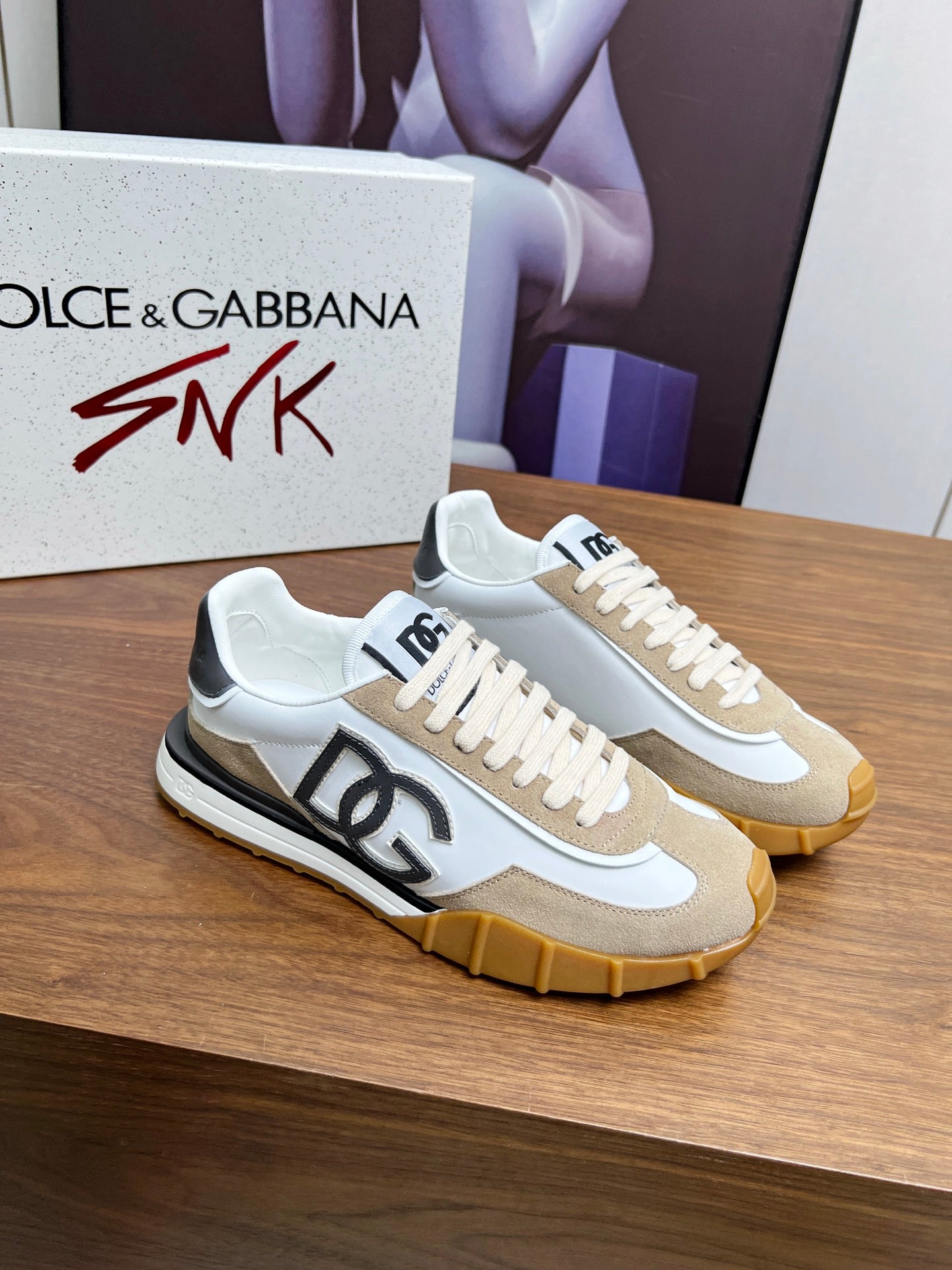 Dolce &Gabbana shoe logo-print sneakers For Men