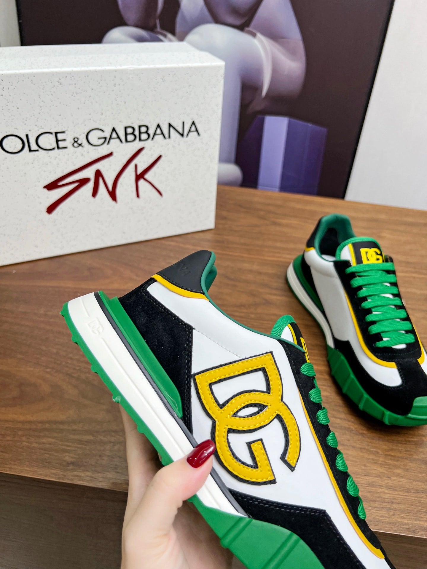 Dolce &Gabbana shoe logo-print sneakers For Men