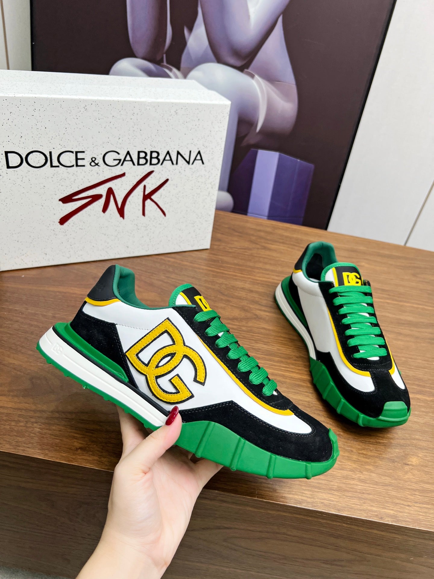 Dolce &Gabbana shoe logo-print sneakers For Men