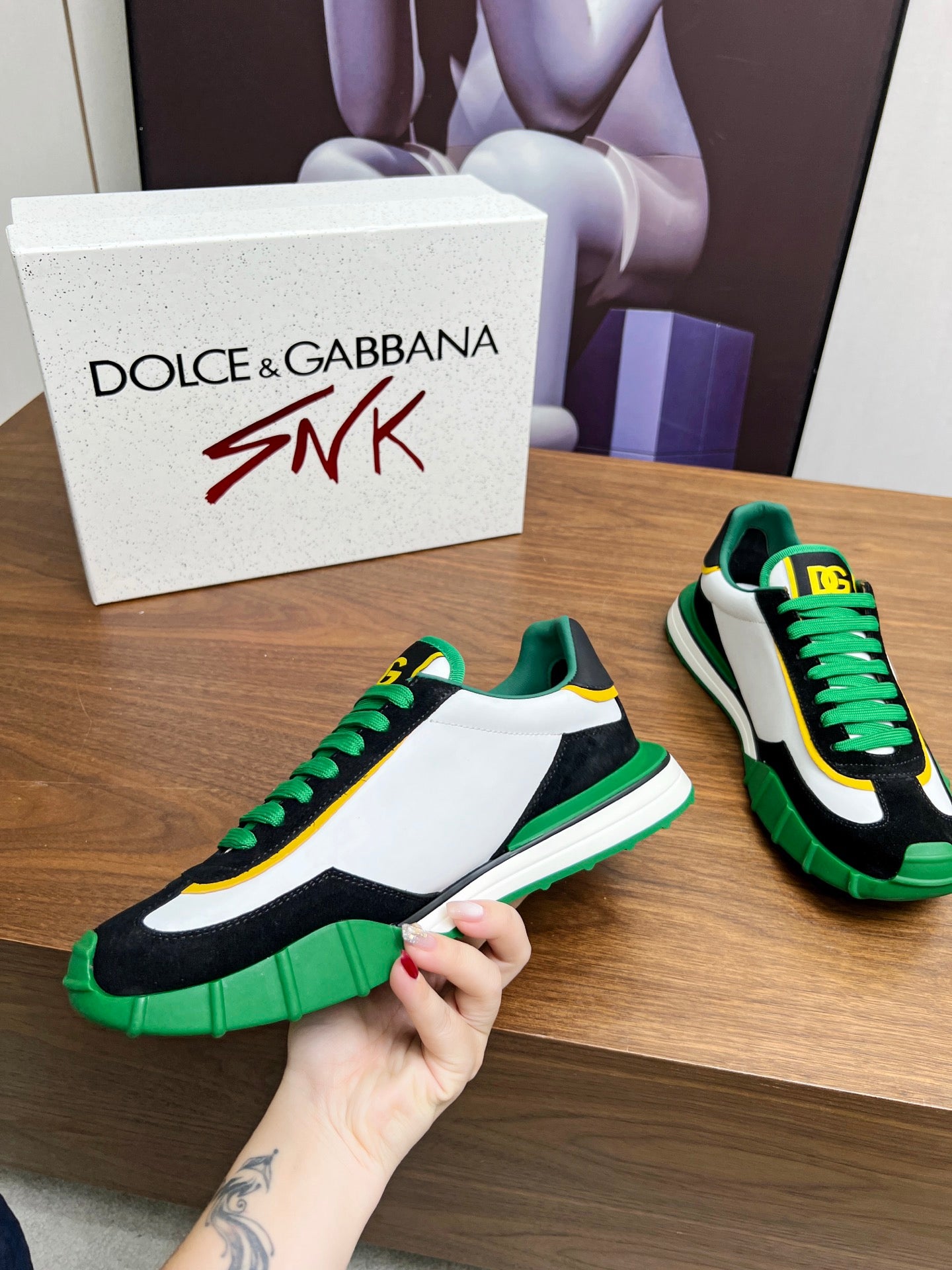 Dolce &Gabbana shoe logo-print sneakers For Men