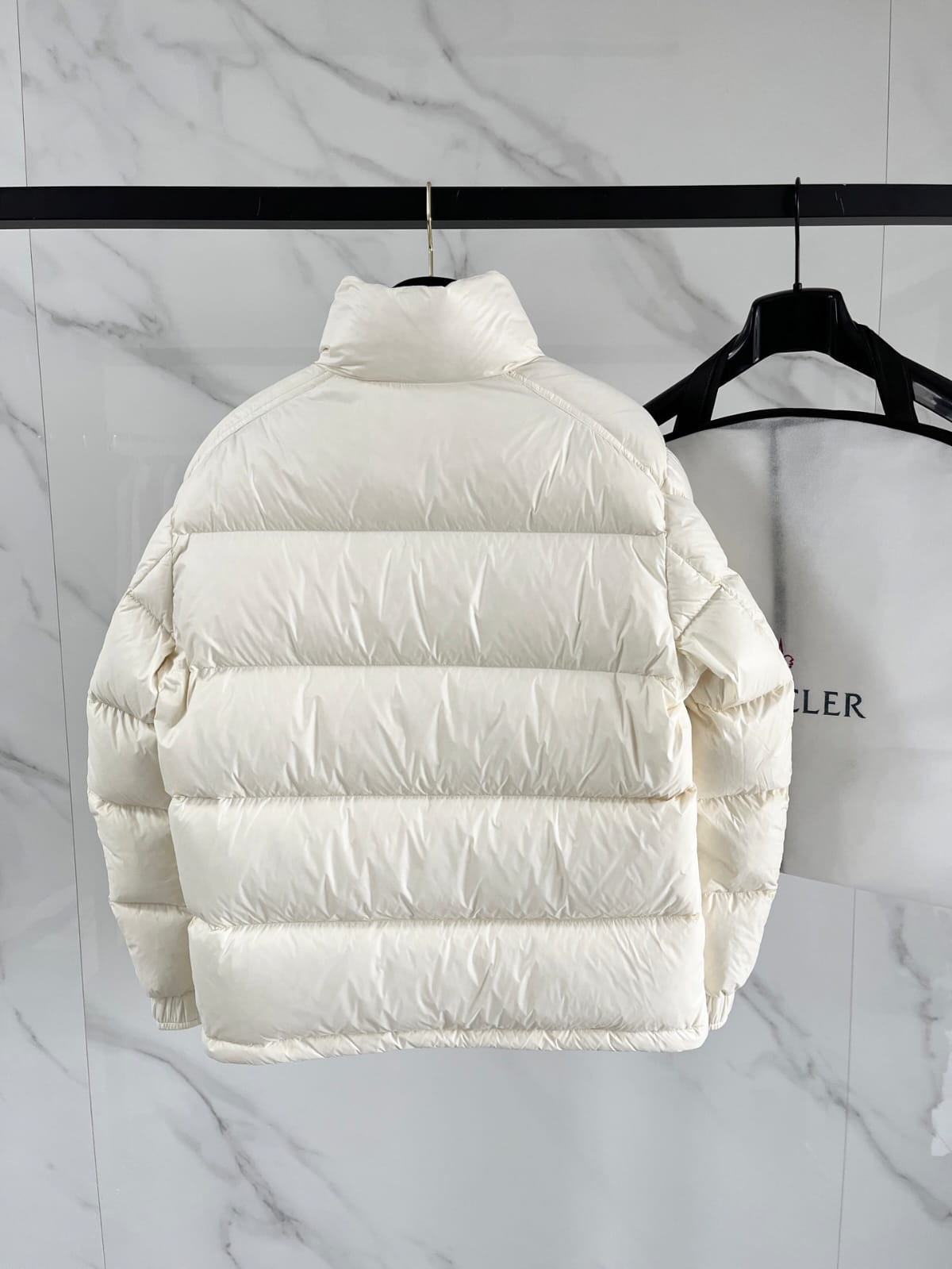 Moncler Levitha Hooded Short Down Jacket for men
