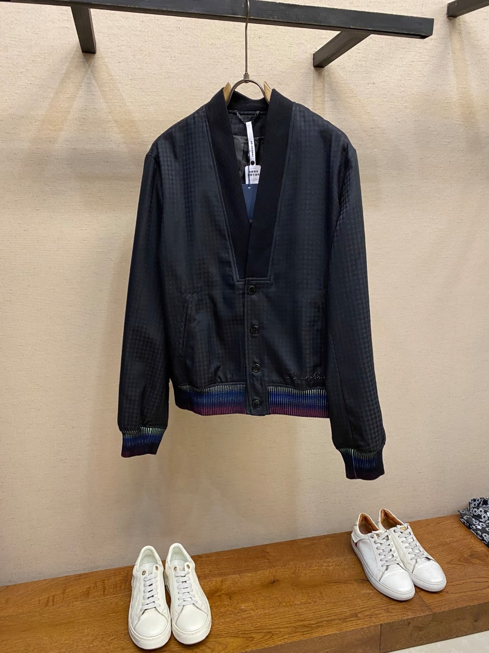 Louis Vuitton Preppy Wool Cardigan Blouson for MEN
