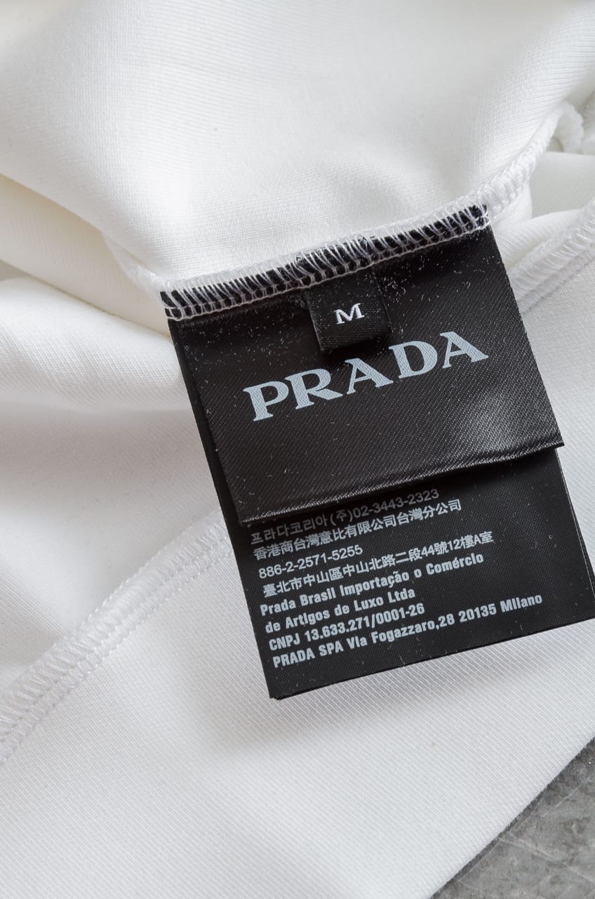 Prada Recycled double jersey sweatshirt for men