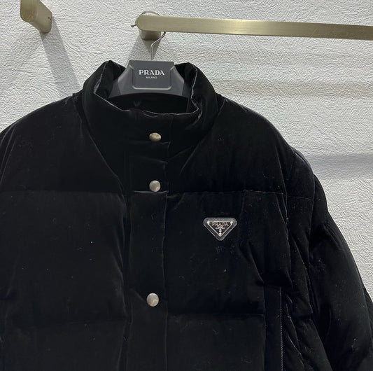 Prada Velvet down jacket for woman