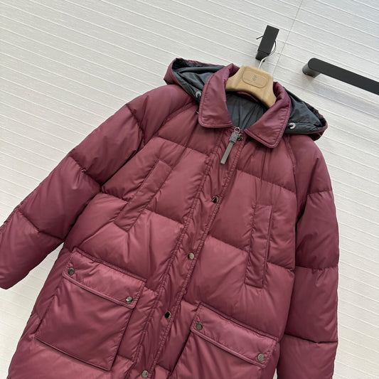 Louis Vuitton Feather Collar Puffer Jacket for women