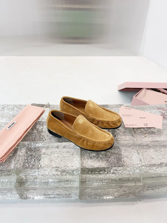Miu Miu Suede loafers for women