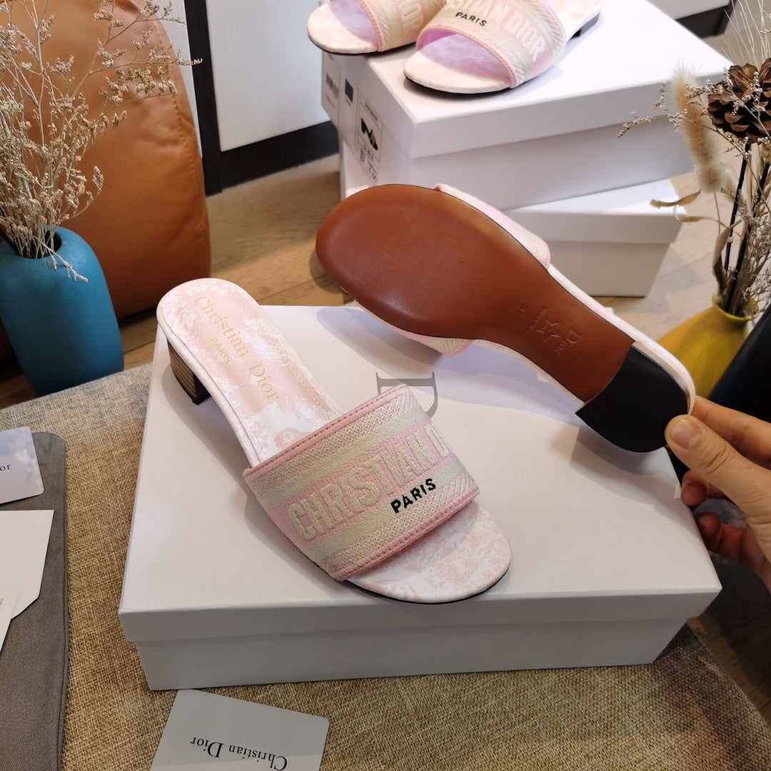 Christian Dior Dway Heeled Slide for women