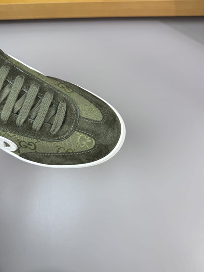 GUCCI Men's G75 trainer Dark Green sneakers