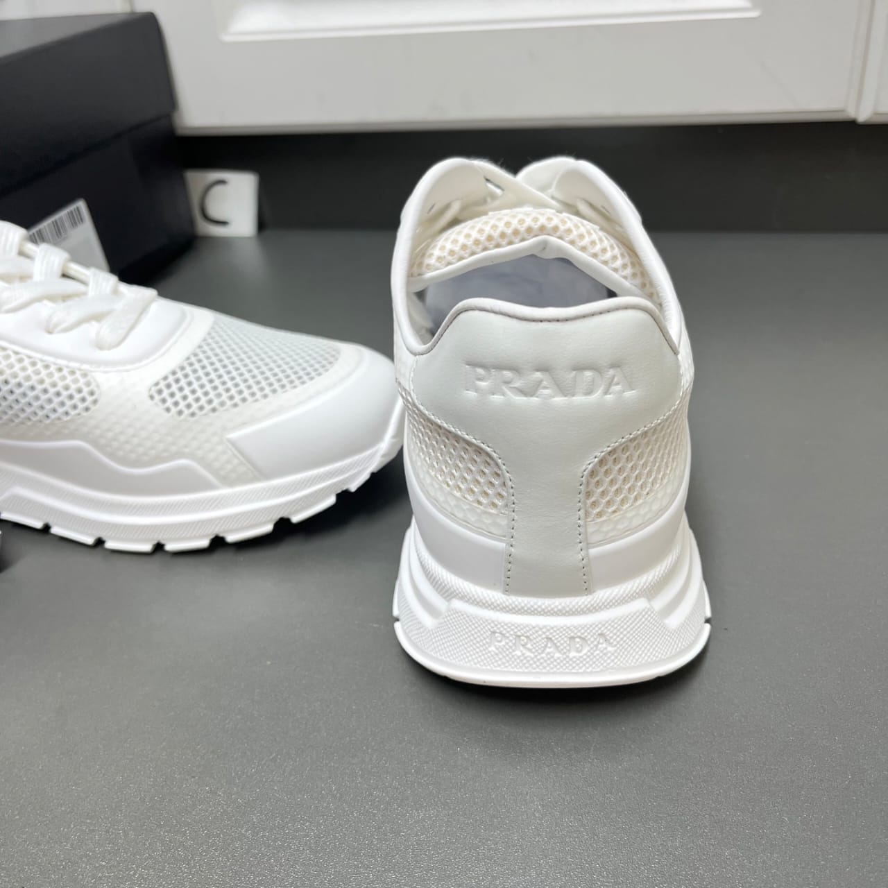 Prada Prax fabric sneakers for men