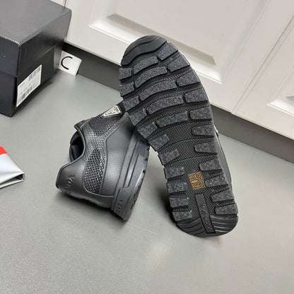 Prada Prax fabric sneakers Black  for men