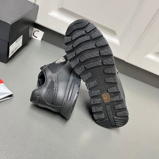 Prada Prax fabric sneakers Black  for men