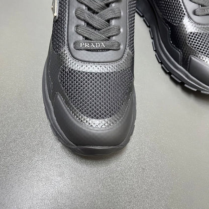 Prada Prax fabric sneakers Black  for men