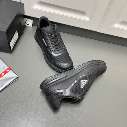 Prada Prax fabric sneakers Black  for men