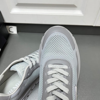Prada Prax fabric sneakers Greay for men