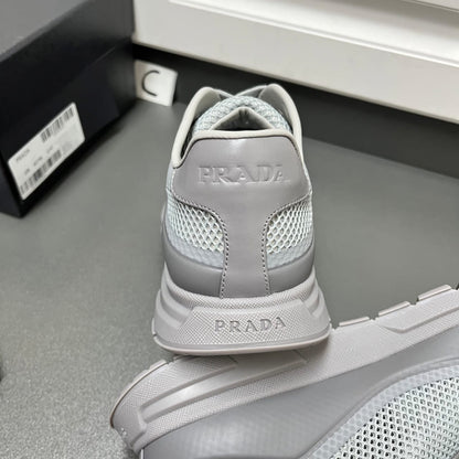 Prada Prax fabric sneakers Greay for men