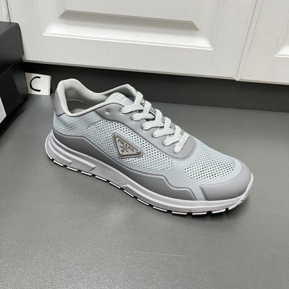 Prada Prax fabric sneakers Greay for men
