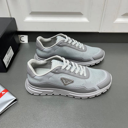 Prada Prax fabric sneakers Greay for men