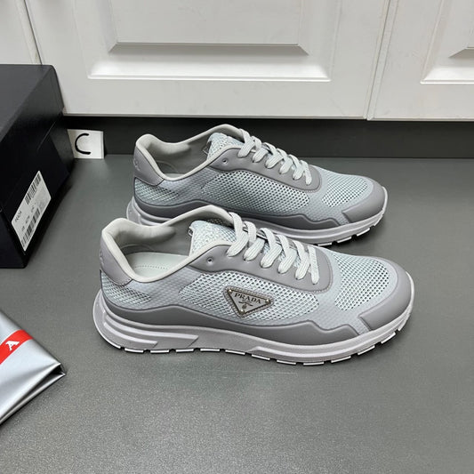 Prada Prax fabric sneakers Greay for men