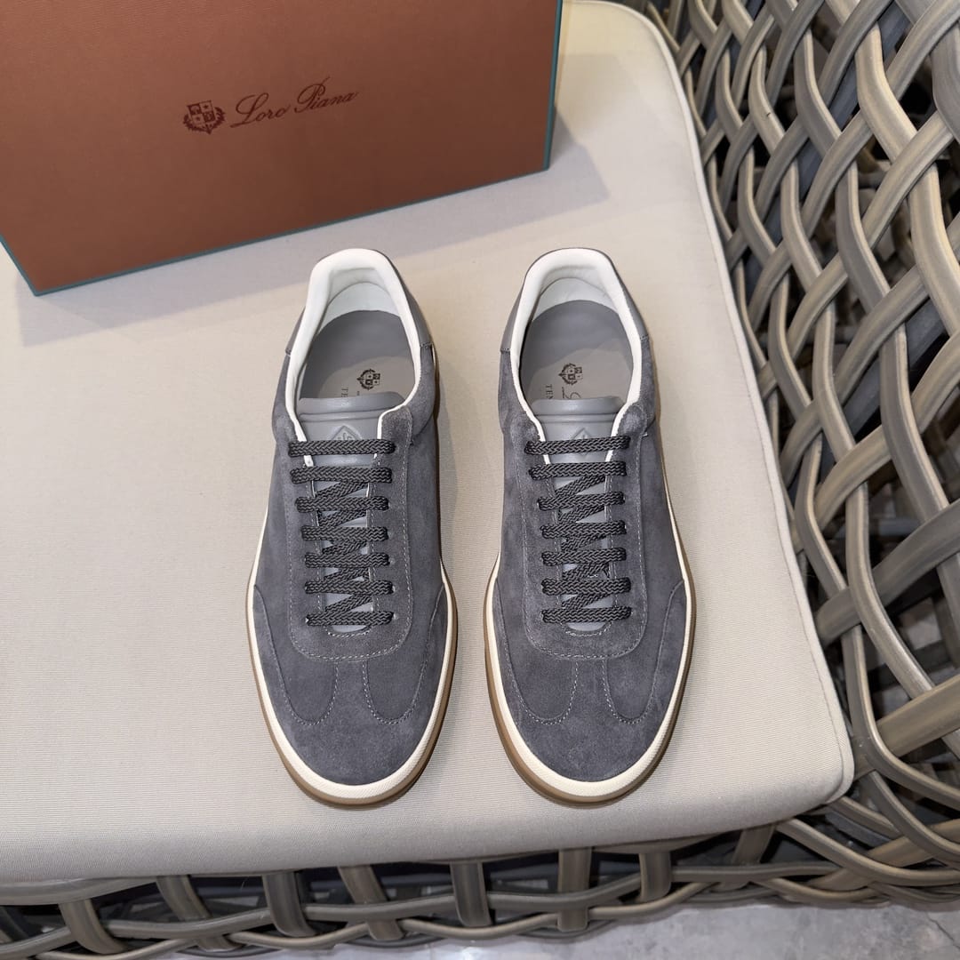Loro Piana Tennis Walk Sneaker Suede Calf Split for men
