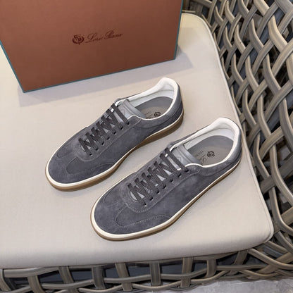 Loro Piana Tennis Walk Sneaker Suede Calf Split for men