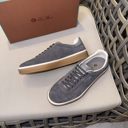 Loro Piana Tennis Walk Sneaker Suede Calf Split for men