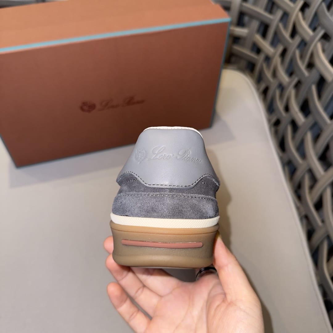 Loro Piana Tennis Walk Sneaker Suede Calf Split for men