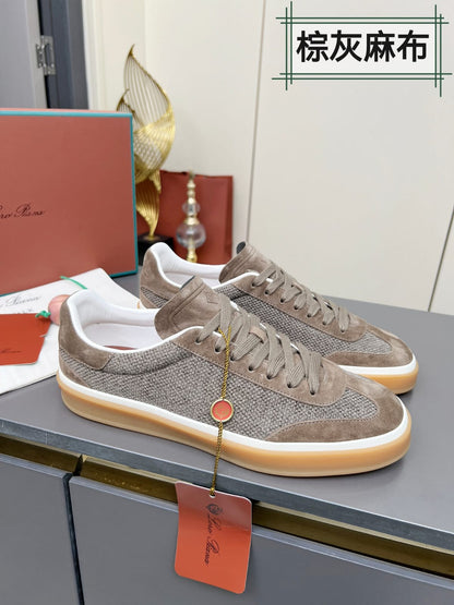 Loro Piana Tennis Walk Sneaker Pecora Nera for men