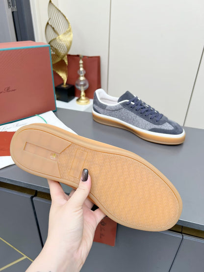 Loro Piana Tennis Walk Sneaker Pecora Nera for men