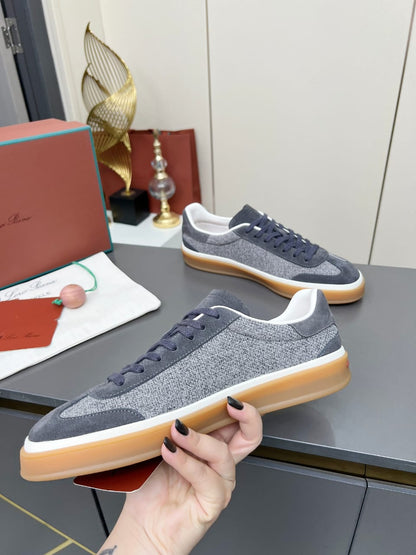 Loro Piana Tennis Walk Sneaker Pecora Nera for men