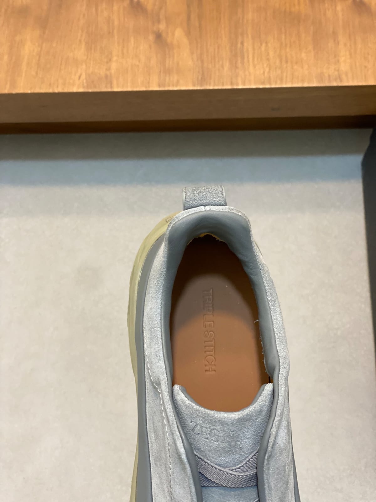 Zegna Grey Leather and Suede Triple Stitch™ Monte Sneakers for Men