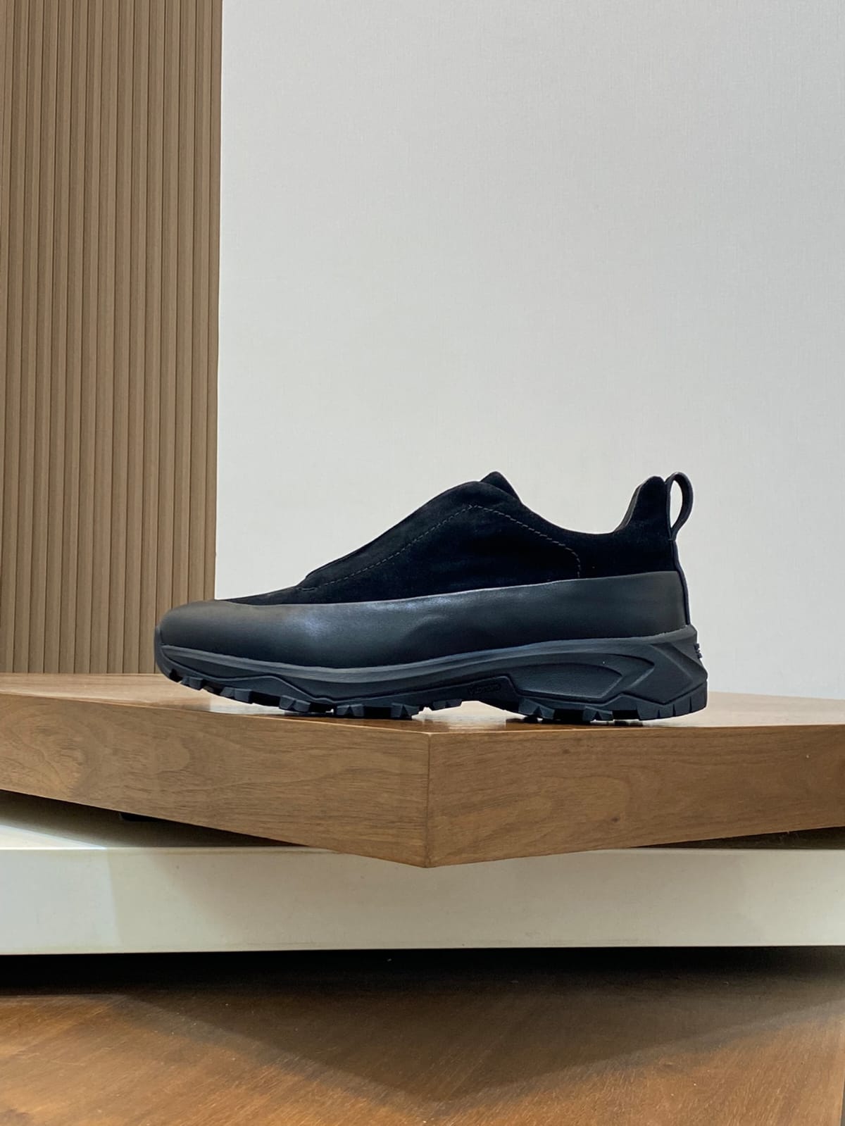 Zegna Black Leather and Suede Triple Stitch™ Monte Sneakers for Men