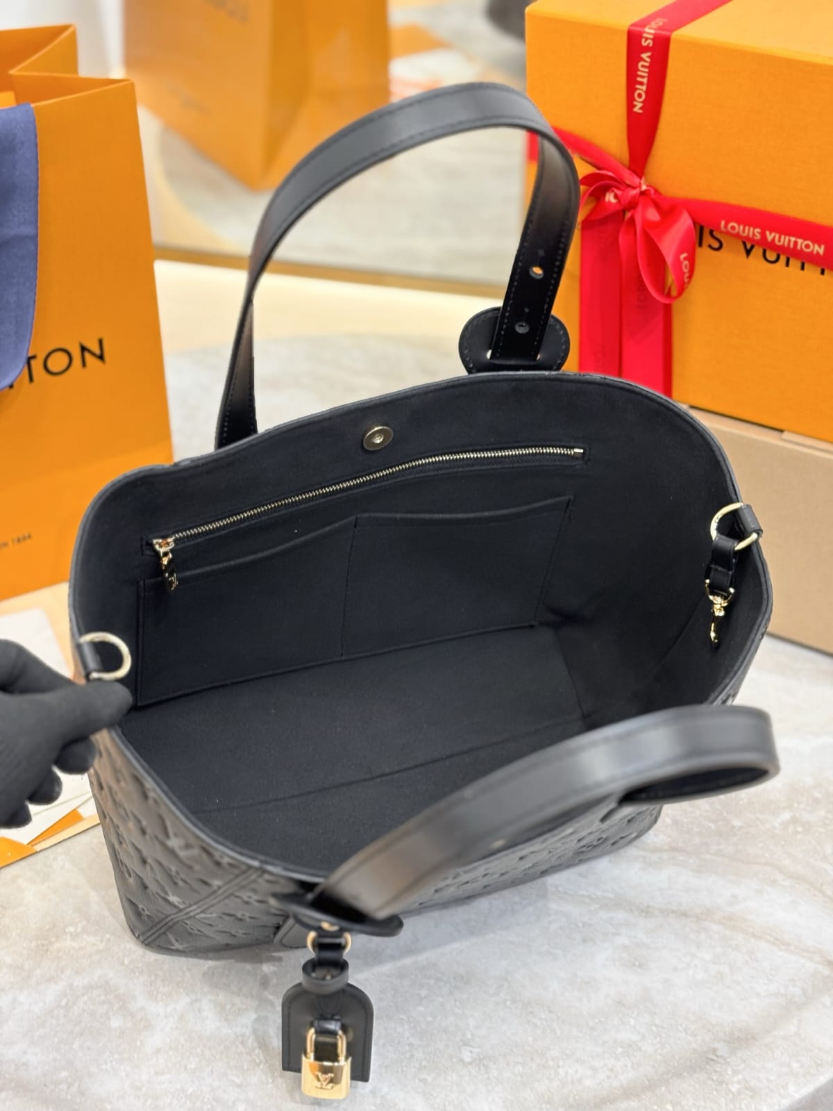 Louis Vuitton All In One PM Bag Monogram Empreinte leather Hand Bags for women