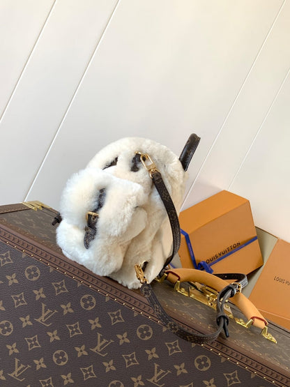 Louis Vuitton Nano Teddy Backpack Hand Bags for women