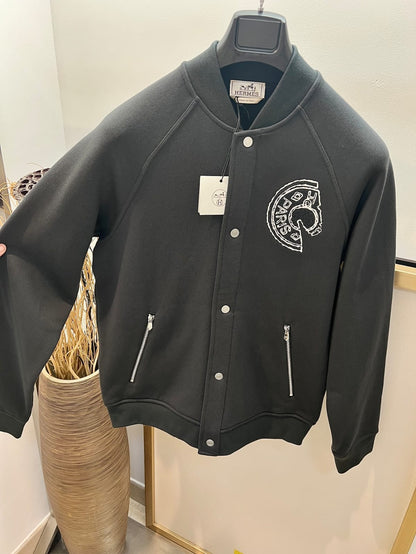 Hermes  Varsity jacket with Clou de Selle detail for MEN