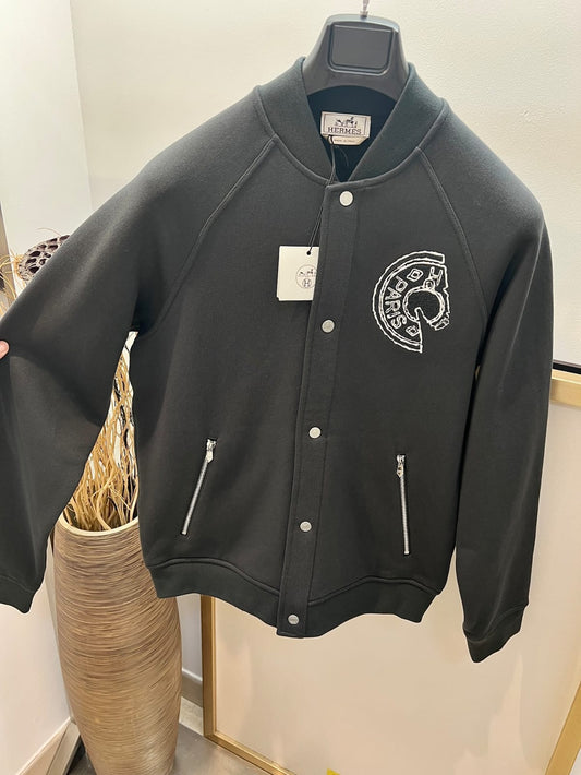 Hermes  Varsity jacket with Clou de Selle detail for MEN