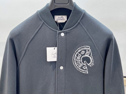 Hermes  Varsity jacket with Clou de Selle detail for MEN