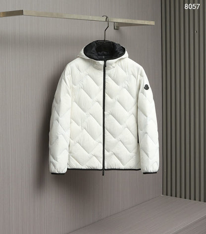 Moncler  Bimont Men's Quilted Hooded Short Down Jacket