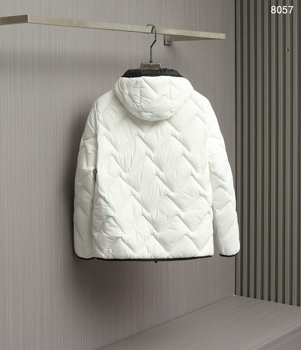 Moncler  Bimont Men's Quilted Hooded Short Down Jacket