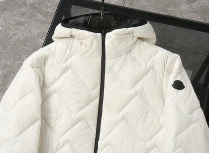 Moncler  Bimont Men's Quilted Hooded Short Down Jacket