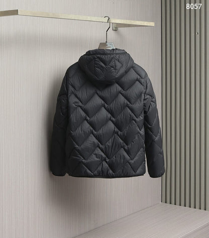 Moncler Bimont Men's Quilted Hooded Short Down Jacket