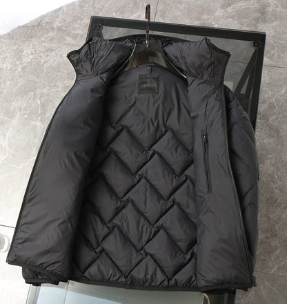 Moncler Bimont Men's Quilted Hooded Short Down Jacket