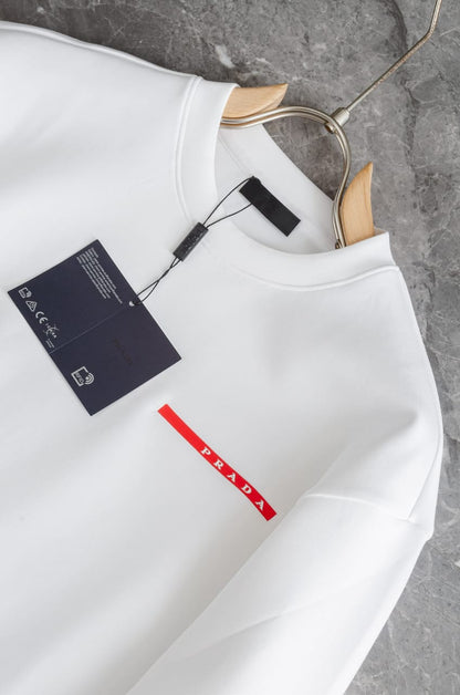 Prada  Recycled double jersey sweatshirt for men