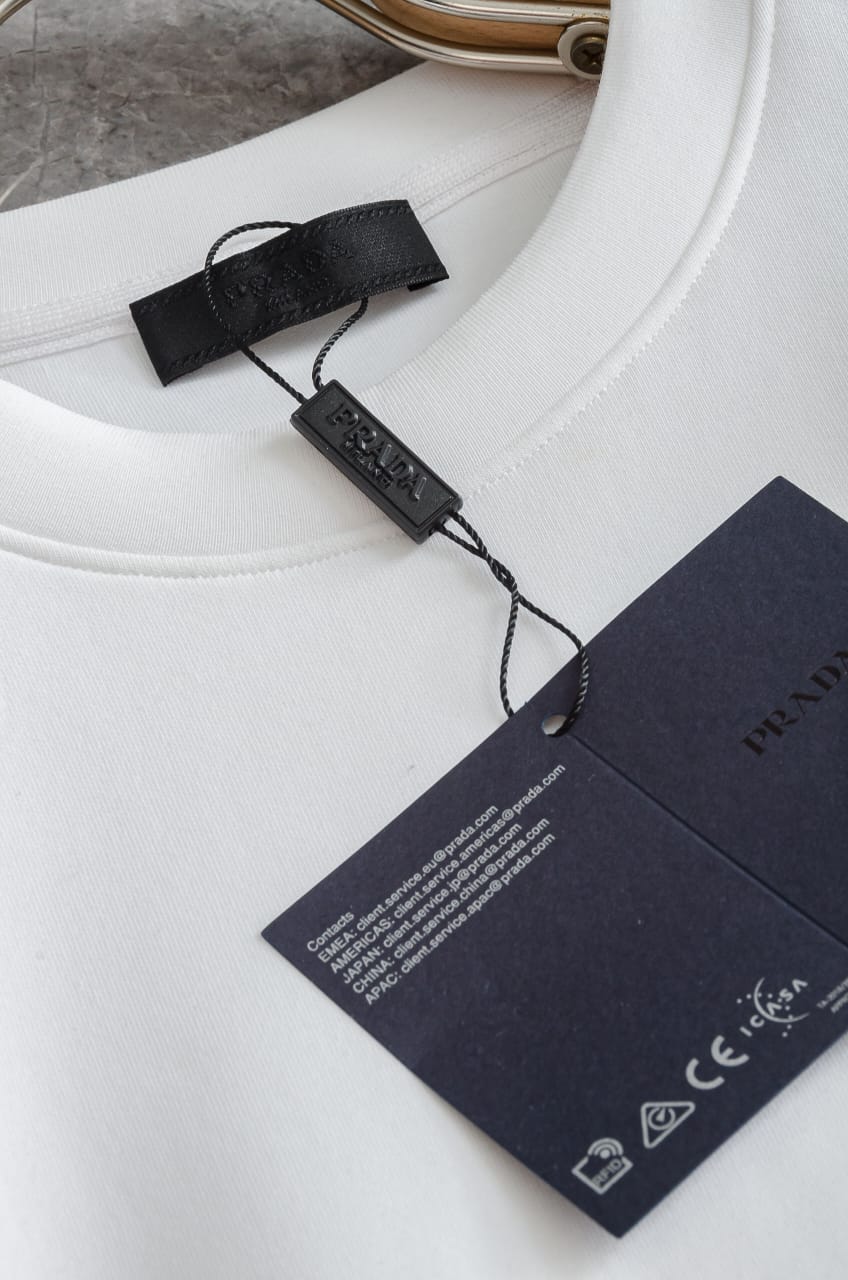 Prada  Recycled double jersey sweatshirt for men