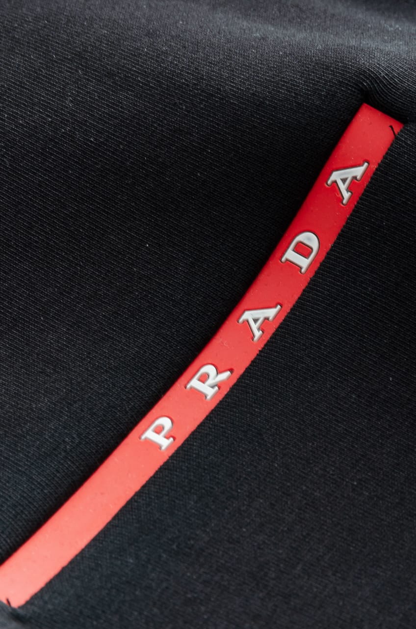 Prada  Recycled double jersey sweatshirt for men