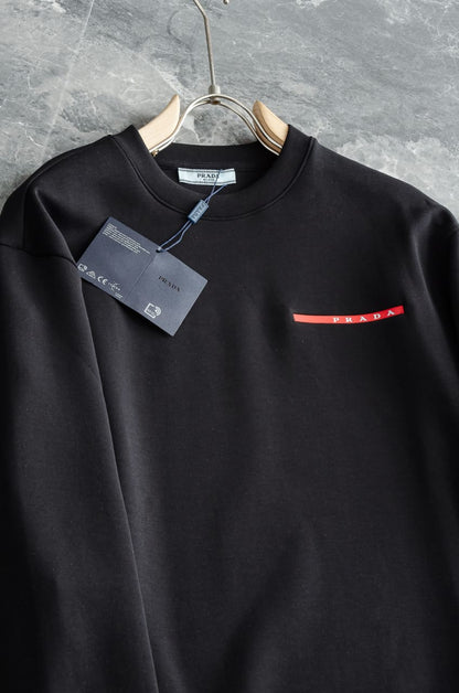 Prada  Recycled double jersey sweatshirt for men