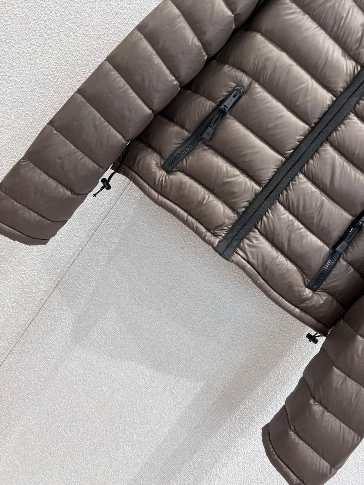 Miu Miu Light pongé down hoodie jacket for women