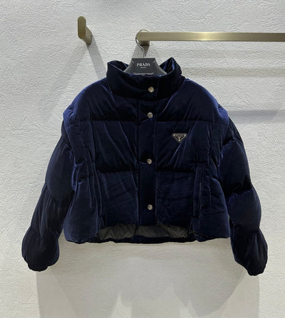 Prada  Velvet down jacket for women