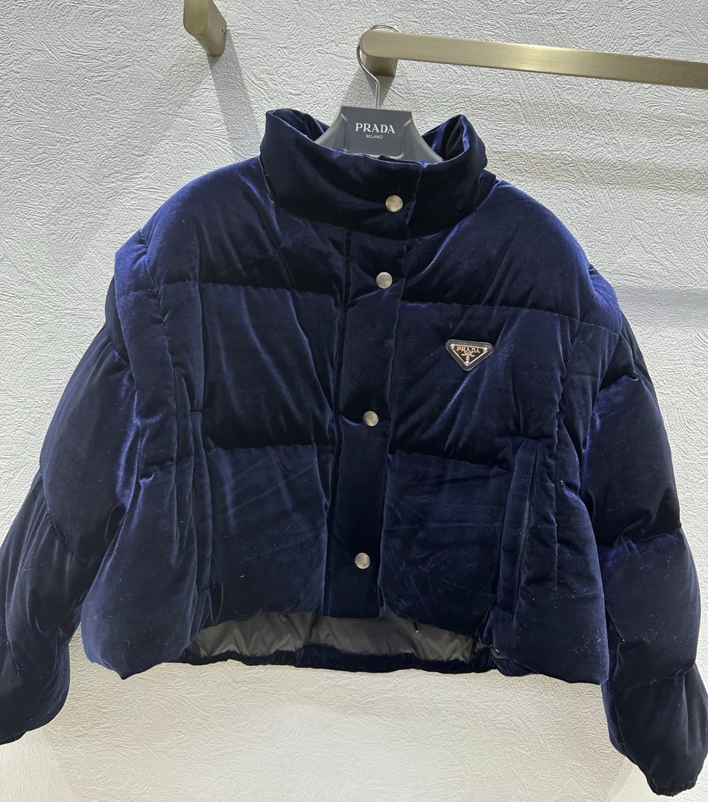 Prada  Velvet down jacket for women