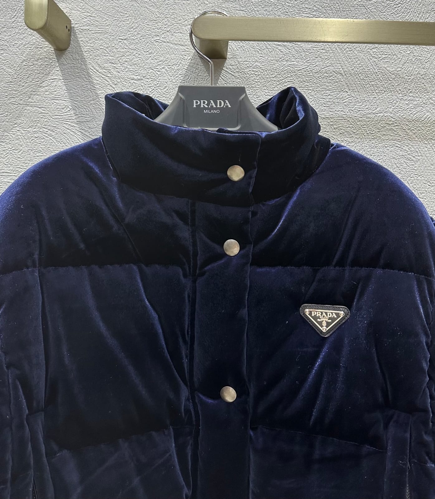 Prada  Velvet down jacket for women