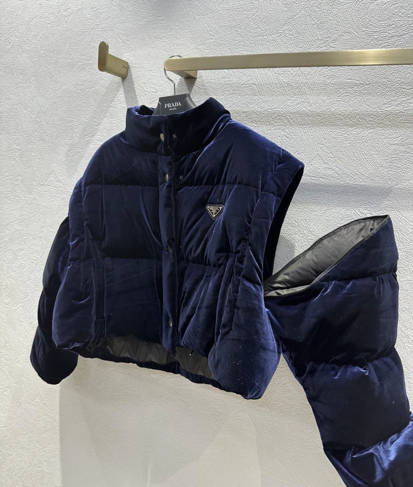 Prada  Velvet down jacket for women